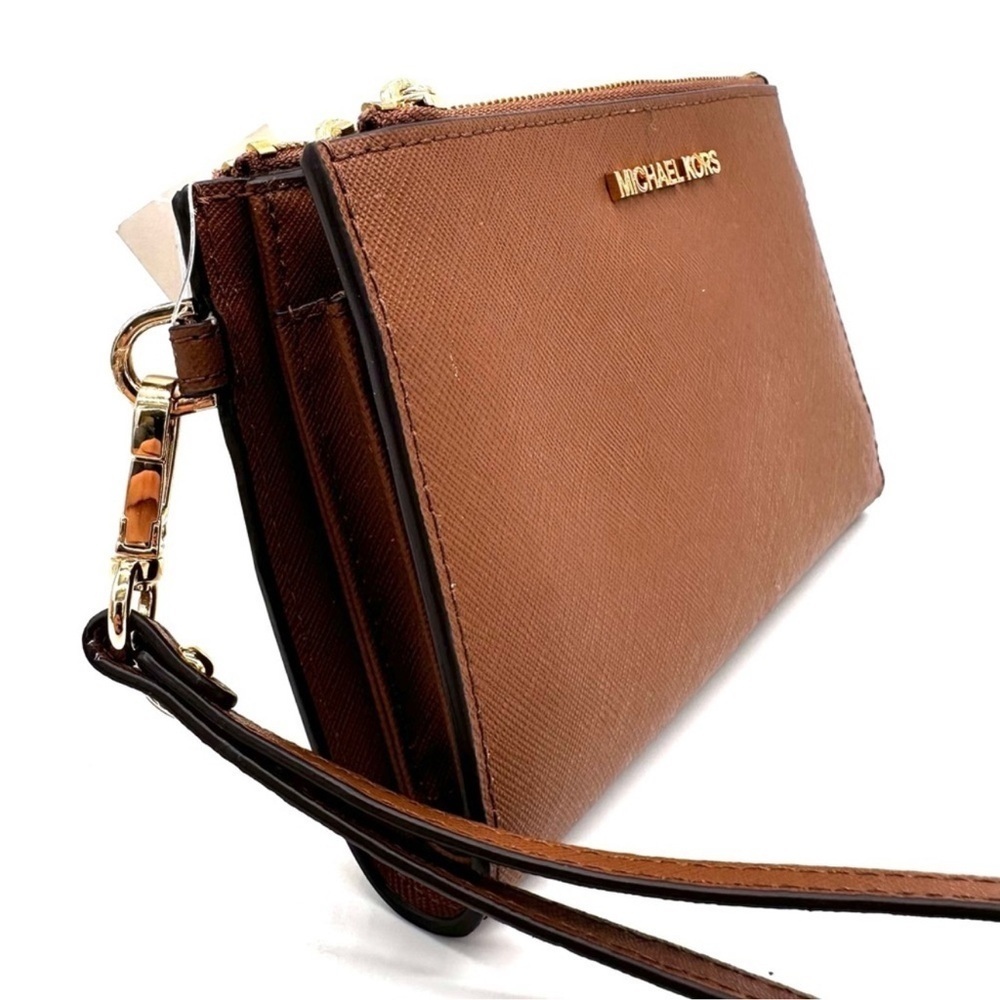Michael Kors Large Double Zip Wallet Wristlet Luggage - Picture 4 of 8